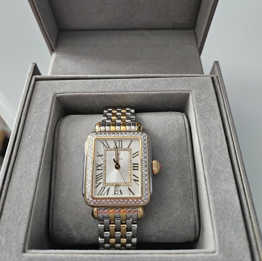 Deco Madison Mid Two-Tone Diamond Watch